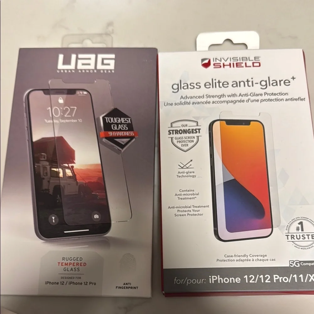 Two for one unopened phone screen protectors IPhone 12 iPhone 12 Pro